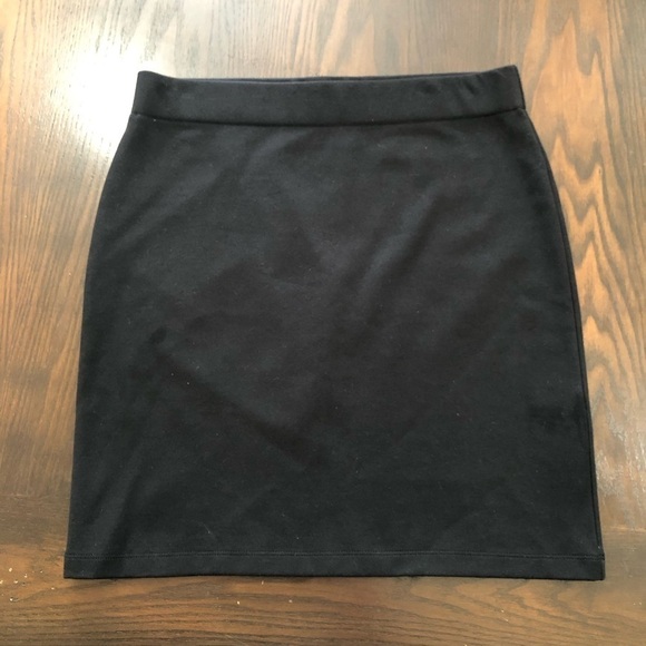 MADEWELL BLACK PENCIL SKIRT Medium Cotton NylonElastane business casual work - Picture 8 of 9